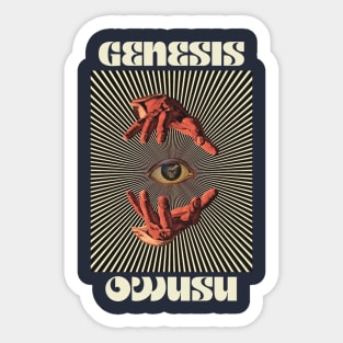 Hand Eyes Genesis Owusu Sticker